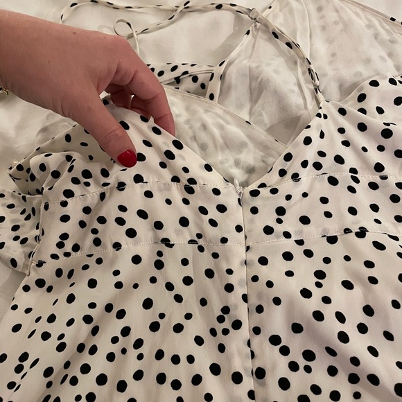Polka Dot Romper - Picture 2 of 3